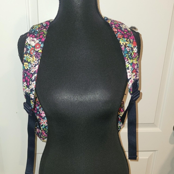 Vera Bradley Navy Floral Backpack - Picture 5 of 6